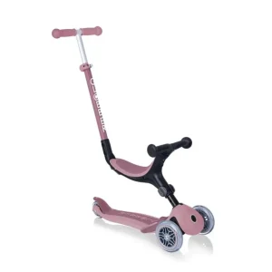 Shop Globber Go Up Foldable Plus Eco Scooter - Berry - CaringForTots - Professional Baby and Children's Products | Caring for Growth, Caring for Every Moment