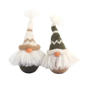 Flash Sale Gnome With Nordic Hat Ornament- Set Of 2 - CaringForTots - Professional Baby and Children's Products | Caring for Growth, Caring for Every Moment