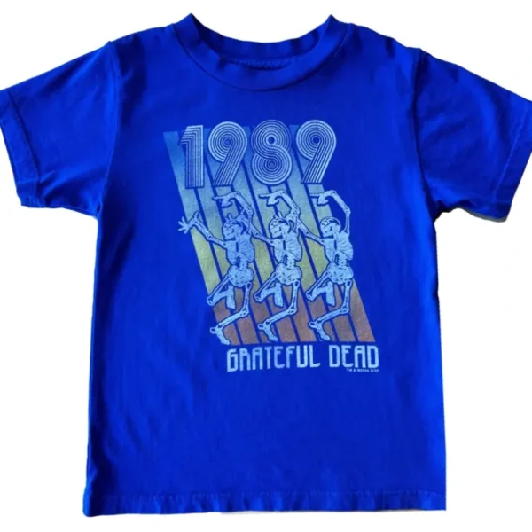 Fashion Grateful Dead 1989 Organic Tee - CaringForTots - Professional Baby and Children's Products | Caring for Growth, Caring for Every Moment