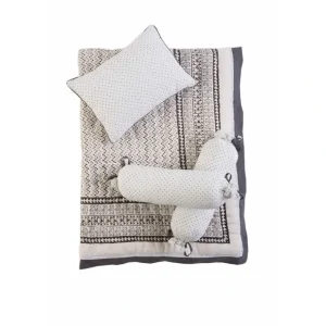 Flash Sale GREENWICH CRIB BEDDING SET (4-Piece) - CaringForTots - Professional Baby and Children's Products | Caring for Growth, Caring for Every Moment