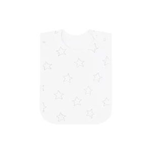 Cheap Grey Stars Print Feeding Bib - CaringForTots - Professional Baby and Children's Products | Caring for Growth, Caring for Every Moment