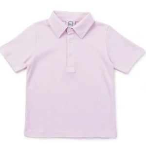 Discount Griffin Boys' Pima Cotton Polo Golf Shirt - Pink Stripes - CaringForTots - Professional Baby and Children's Products | Caring for Growth, Caring for Every Moment