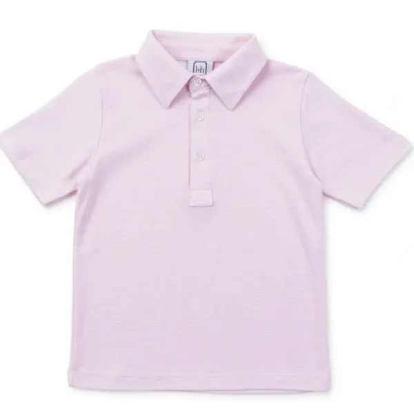 Discount Griffin Boys' Pima Cotton Polo Golf Shirt - Pink Stripes - CaringForTots - Professional Baby and Children's Products | Caring for Growth, Caring for Every Moment
