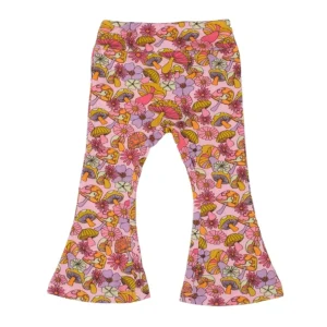 Shop All | Groovy Mushroom Jersey Bell Bottom Flare Pants For Babies, Toddlers And Girls - CaringForTots - Professional Baby and Children's Products | Caring for Growth, Caring for Every Moment