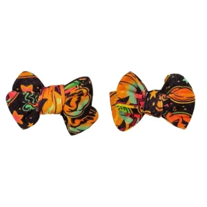 Cheap Halloween | Spooky Pumpkins | Baby Bamboo Clip On Bow Set *new Style* - CaringForTots - Professional Baby and Children's Products | Caring for Growth, Caring for Every Moment