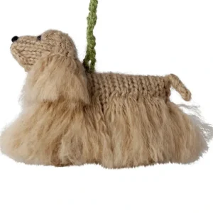 Best Hand Knit Alpaca Wool Christmas Ornament - Cocker Spaniel Dog - CaringForTots - Professional Baby and Children's Products | Caring for Growth, Caring for Every Moment