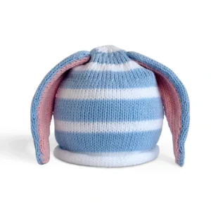 Sale Hat With Bunny Ears, Blue - CaringForTots - Professional Baby and Children's Products | Caring for Growth, Caring for Every Moment