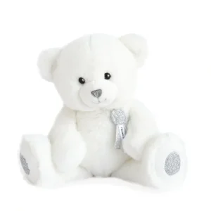 New Histoire D'ours Teddy Bear Charms White - CaringForTots - Professional Baby and Children's Products | Caring for Growth, Caring for Every Moment