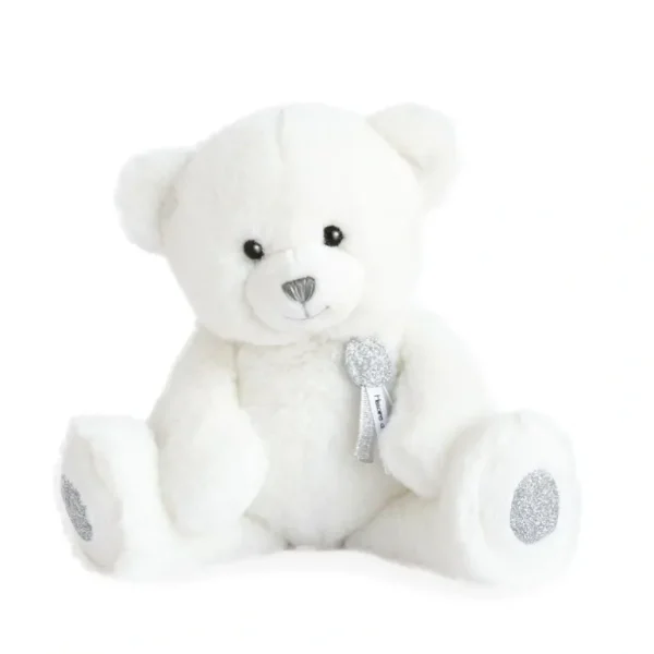 New Histoire D'ours Teddy Bear Charms White - CaringForTots - Professional Baby and Children's Products | Caring for Growth, Caring for Every Moment