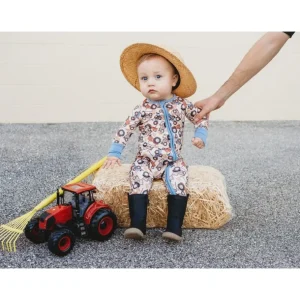 Fashion Hittin' The Hay Dream Romper - CaringForTots - Professional Baby and Children's Products | Caring for Growth, Caring for Every Moment