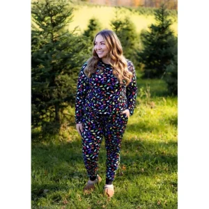 Online Holiday Lights | Unisex Adult Bamboo Pajama Top - CaringForTots - Professional Baby and Children's Products | Caring for Growth, Caring for Every Moment