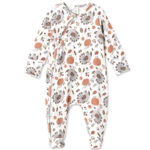 Outlet Homestead Harvest Bamboo Zipper Romper - CaringForTots - Professional Baby and Children's Products | Caring for Growth, Caring for Every Moment