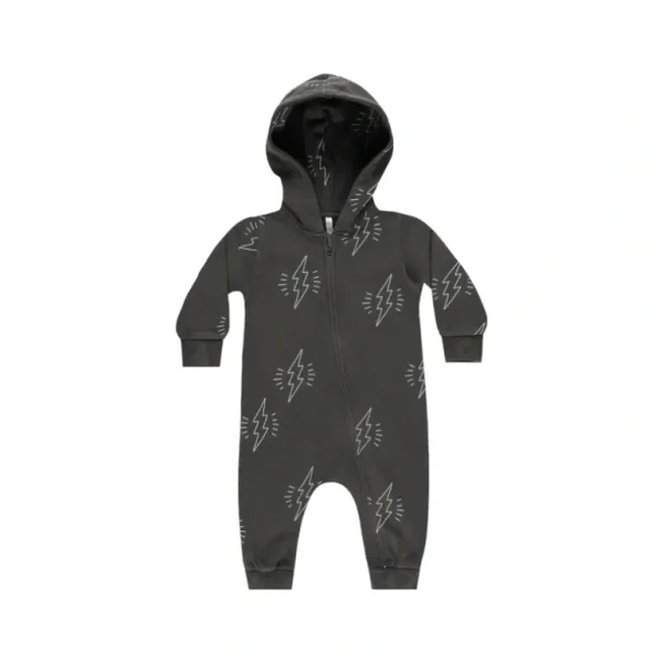 Sale Hooded Jumpsuit - Bolts - CaringForTots - Professional Baby and Children's Products | Caring for Growth, Caring for Every Moment