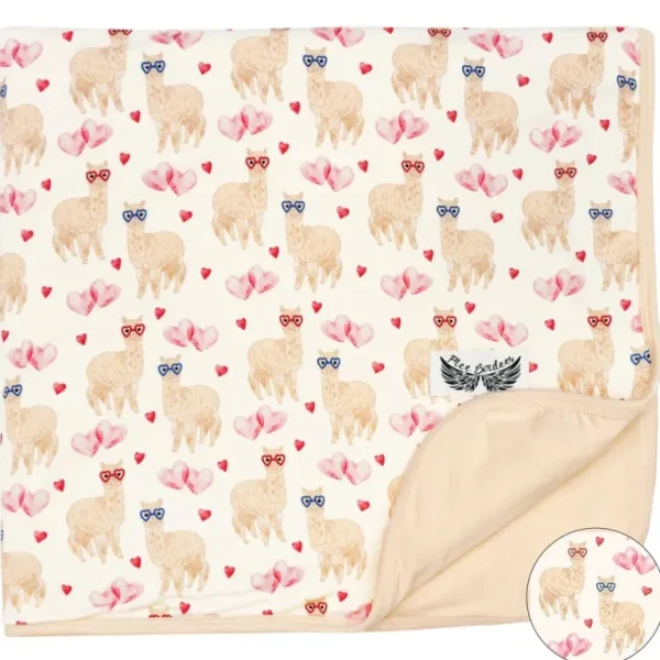 Cheap I Give You My Heart Alpacas Toddler Blanket - CaringForTots - Professional Baby and Children's Products | Caring for Growth, Caring for Every Moment