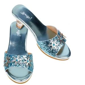 Fashion Ice Queen, High Heel Slipper, Metallic Light Blue (3 Sizes) - CaringForTots - Professional Baby and Children's Products | Caring for Growth, Caring for Every Moment