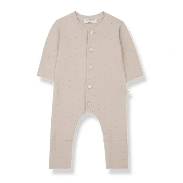 Shop All | 1+ in the family Alfons Jumpsuit - Nude - CaringForTots - Professional Baby and Children's Products | Caring for Growth, Caring for Every Moment