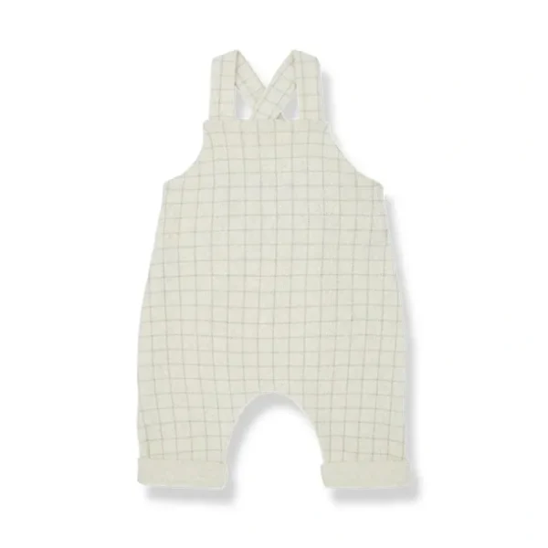 Shop All | 1+ in the family Gaston Overall - Ecru - CaringForTots - Professional Baby and Children's Products | Caring for Growth, Caring for Every Moment