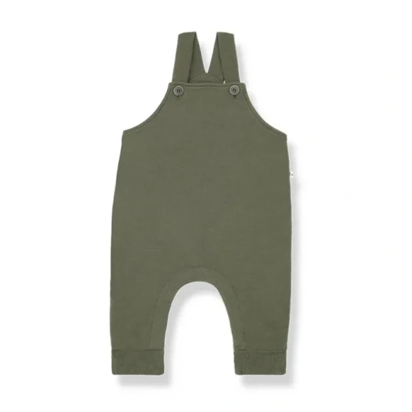 Shop All | 1+ in the family Jordi Overall - Olive - CaringForTots - Professional Baby and Children's Products | Caring for Growth, Caring for Every Moment