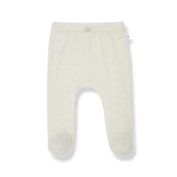 Shop All | 1+ in the family Lucia Leggings With Feet - Ecru - CaringForTots - Professional Baby and Children's Products | Caring for Growth, Caring for Every Moment