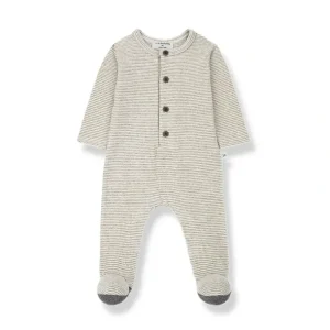 Shop All | 1+ in the family Quim Jumpsuit With Feet - Oatmeal - CaringForTots - Professional Baby and Children's Products | Caring for Growth, Caring for Every Moment