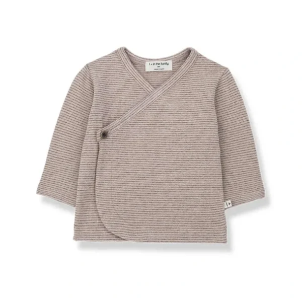 Shop All | 1+ in the family Sol Newborn Shirt - Old-Rose - CaringForTots - Professional Baby and Children's Products | Caring for Growth, Caring for Every Moment