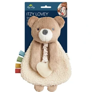 Discount Itzy Lovey Plush And Teether Toy - Theo the Bear - CaringForTots - Professional Baby and Children's Products | Caring for Growth, Caring for Every Moment