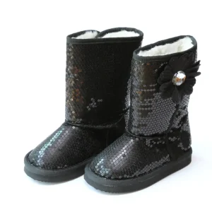 Store Ivy Sequin Flower Boot - CaringForTots - Professional Baby and Children's Products | Caring for Growth, Caring for Every Moment