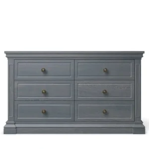 Discount Jackson Double Dresser Oil Grey - CaringForTots - Professional Baby and Children's Products | Caring for Growth, Caring for Every Moment
