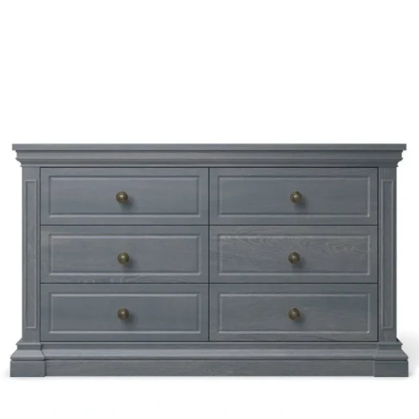 Discount Jackson Double Dresser Oil Grey - CaringForTots - Professional Baby and Children's Products | Caring for Growth, Caring for Every Moment