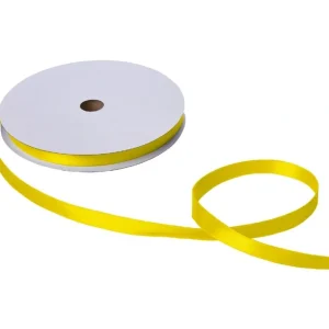 Best Jillson & Roberts Double-Faced Satin Ribbon, 5/8" Wide x 100 Yards, Yellow - CaringForTots - Professional Baby and Children's Products | Caring for Growth, Caring for Every Moment