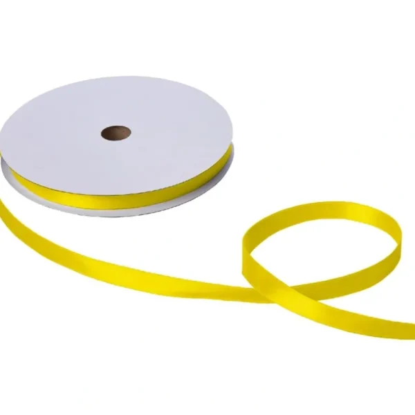 Best Jillson & Roberts Double-Faced Satin Ribbon, 5/8" Wide x 100 Yards, Yellow - CaringForTots - Professional Baby and Children's Products | Caring for Growth, Caring for Every Moment