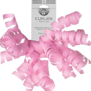 Store Jillson & Roberts Grosgrain Curlie Gift Bows, Pink - CaringForTots - Professional Baby and Children's Products | Caring for Growth, Caring for Every Moment