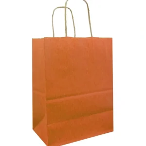 Flash Sale Jillson & Roberts Medium Kraft Bags, Orange - CaringForTots - Professional Baby and Children's Products | Caring for Growth, Caring for Every Moment