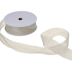 Store Jillson & Roberts Organdy Sheer Ribbon, 1 1/2" Wide x 100 Yards, Ivory - CaringForTots - Professional Baby and Children's Products | Caring for Growth, Caring for Every Moment