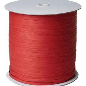 Best Sale Jillson & Roberts Paper Raffia Ribbon, 1/4" Wide x 1000 Yards, Red - CaringForTots - Professional Baby and Children's Products | Caring for Growth, Caring for Every Moment