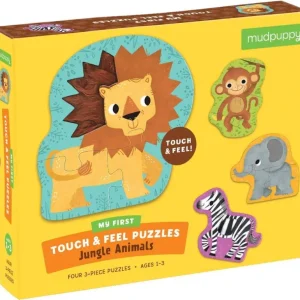 Store Jungle Animals My First Touch Feel Puzzle - CaringForTots - Professional Baby and Children's Products | Caring for Growth, Caring for Every Moment