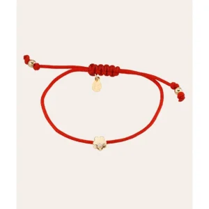 Shop All | 14k Gold Flower With Diamond Fortune Bracelet - CaringForTots - Professional Baby and Children's Products | Caring for Growth, Caring for Every Moment