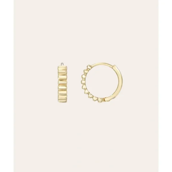 Shop All | 14k Gold Notched Huggies - CaringForTots - Professional Baby and Children's Products | Caring for Growth, Caring for Every Moment