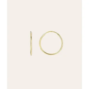 Shop All | 14k Gold Small Thread Hoop Earrings - CaringForTots - Professional Baby and Children's Products | Caring for Growth, Caring for Every Moment