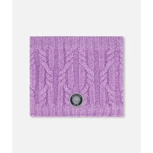 New Knit Neckwarmer Purple by Deux par Deux - CaringForTots - Professional Baby and Children's Products | Caring for Growth, Caring for Every Moment