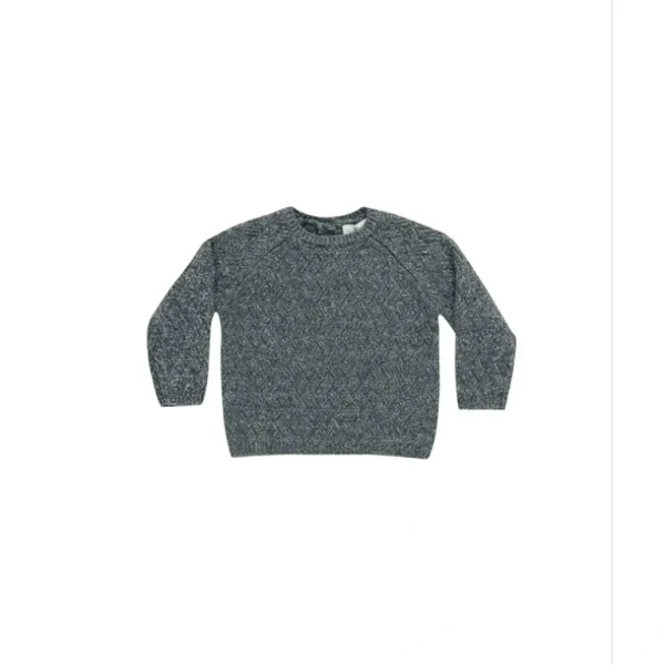 Cheap Knit Sweater Pant Set - Heathered Indigo - CaringForTots - Professional Baby and Children's Products | Caring for Growth, Caring for Every Moment