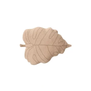 Flash Sale Knitted Cushion Baby Leaf Rose Beige - Re-Edition - CaringForTots - Professional Baby and Children's Products | Caring for Growth, Caring for Every Moment