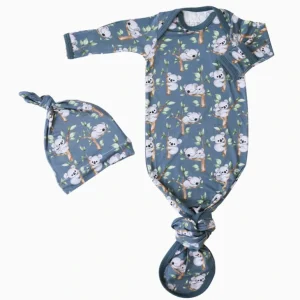 Hot Kuddly Koala Gown & Hat - CaringForTots - Professional Baby and Children's Products | Caring for Growth, Caring for Every Moment