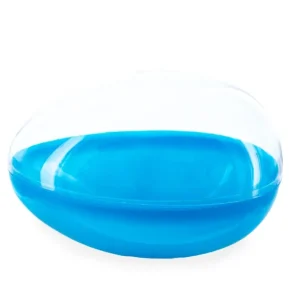 Online Large Fillable Clear Top Blue Bottom Plastic Easter Egg 5.1 Inches - CaringForTots - Professional Baby and Children's Products | Caring for Growth, Caring for Every Moment