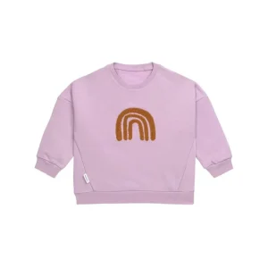 Store Lassig Kids Sweater - Little Gang - Lilac - Rainbow - CaringForTots - Professional Baby and Children's Products | Caring for Growth, Caring for Every Moment