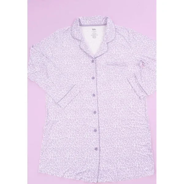 Flash Sale Lavender Leopard Womens Dream Gown - CaringForTots - Professional Baby and Children's Products | Caring for Growth, Caring for Every Moment
