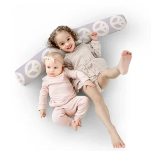 Shop Lavender Peace Sign Support Pillow - CaringForTots - Professional Baby and Children's Products | Caring for Growth, Caring for Every Moment