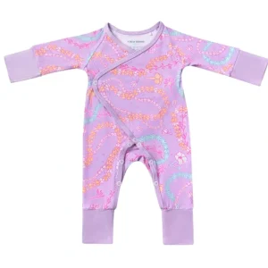 Flash Sale Lei Day Bamboo Newborn Coverall - CaringForTots - Professional Baby and Children's Products | Caring for Growth, Caring for Every Moment