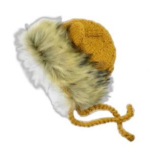 Sale Lennon Lion Bonnet, Mustard - CaringForTots - Professional Baby and Children's Products | Caring for Growth, Caring for Every Moment