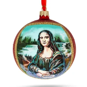 Shop All | 1506 Leonardo Da Vinci's 'mona Lisa' Blown Glass Ball Christmas Ornament 4 Inches - CaringForTots - Professional Baby and Children's Products | Caring for Growth, Caring for Every Moment